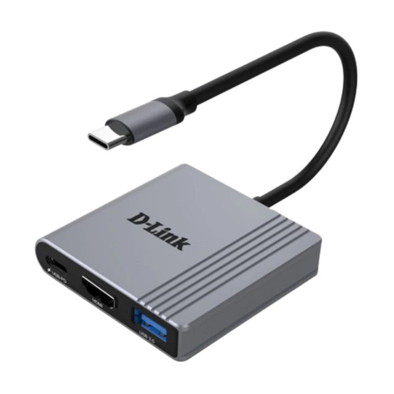 ADAPTER/CONVERTER (อุปกรณ์แปลงสัญญาณ) D-LINK CONVERTER TYPE-C 3 IN 1